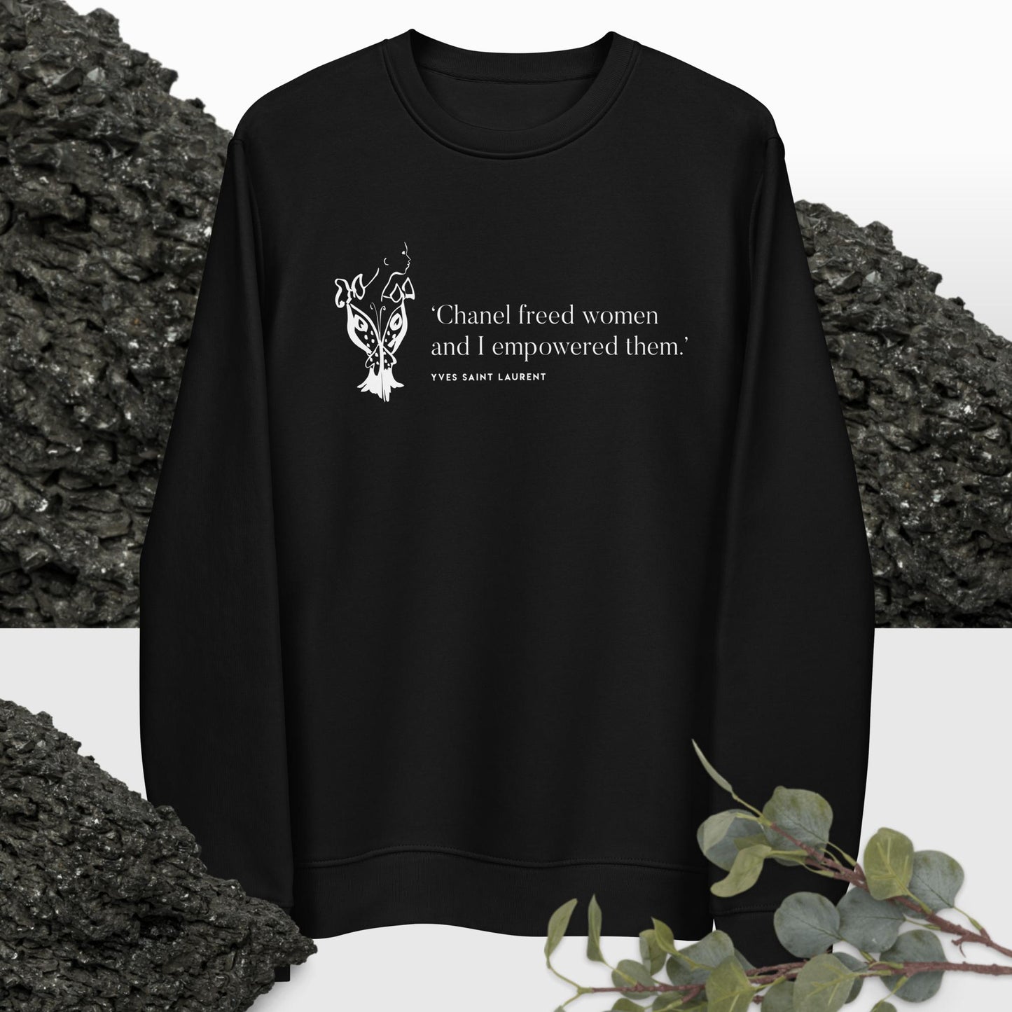 Fashion 'Empowered' Saint Laurent Organic Cotton Sweatshirt