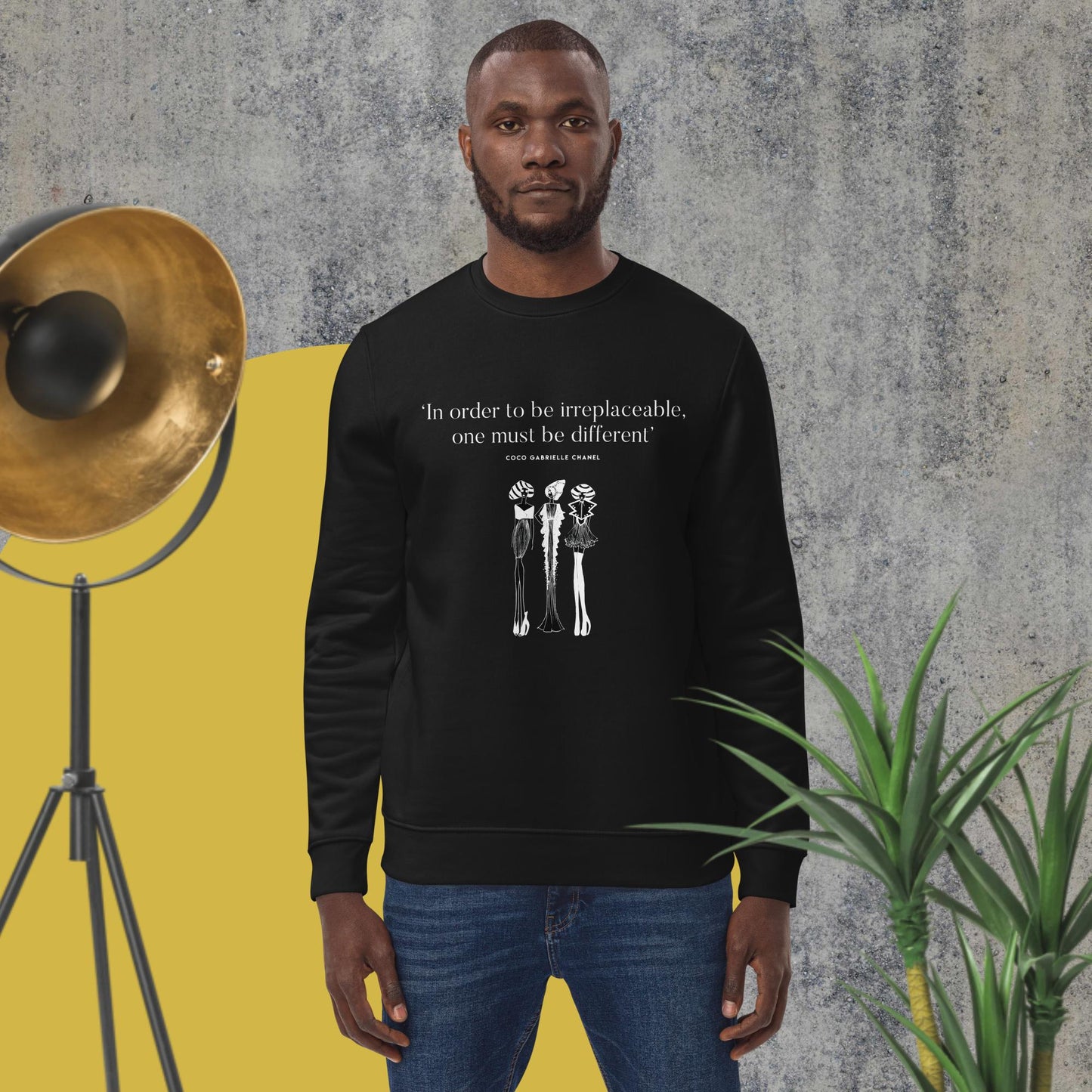 Fashion 'Be Different' Coco Organic Cotton Sweatshirt