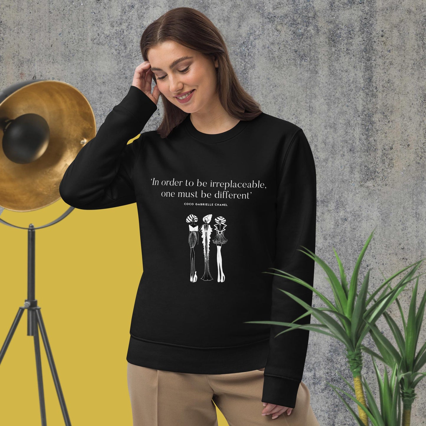 Fashion 'Be Different' Coco Organic Cotton Sweatshirt