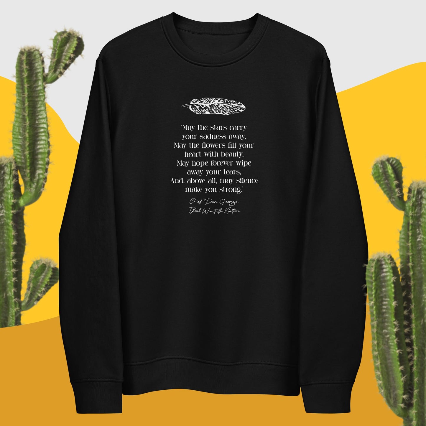Urban 'Native American Prayer' Organic Cotton Sweatshirt