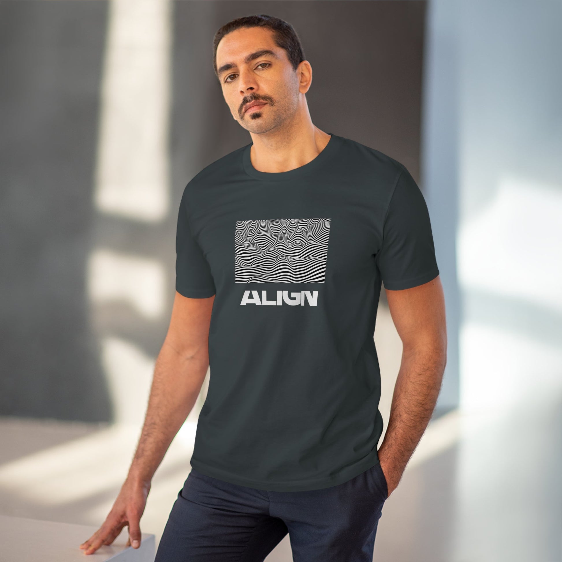 Positive thinking day tee: Urban 'Align' organic cotton.
