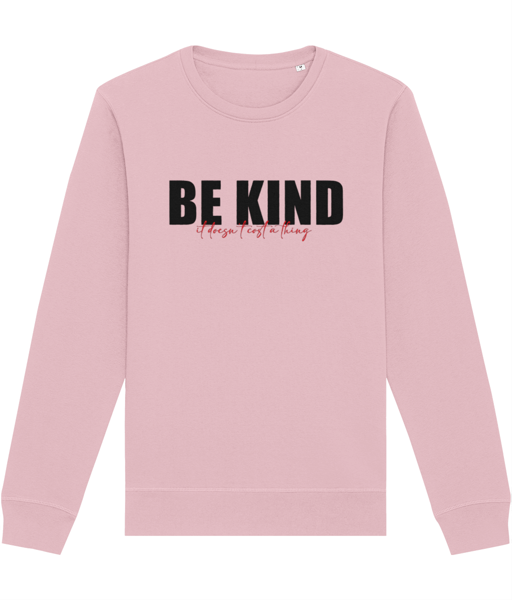 Urban 'Be Kind, It's Free' Organic Cotton Sweatshirt - Eco Sweatshirt