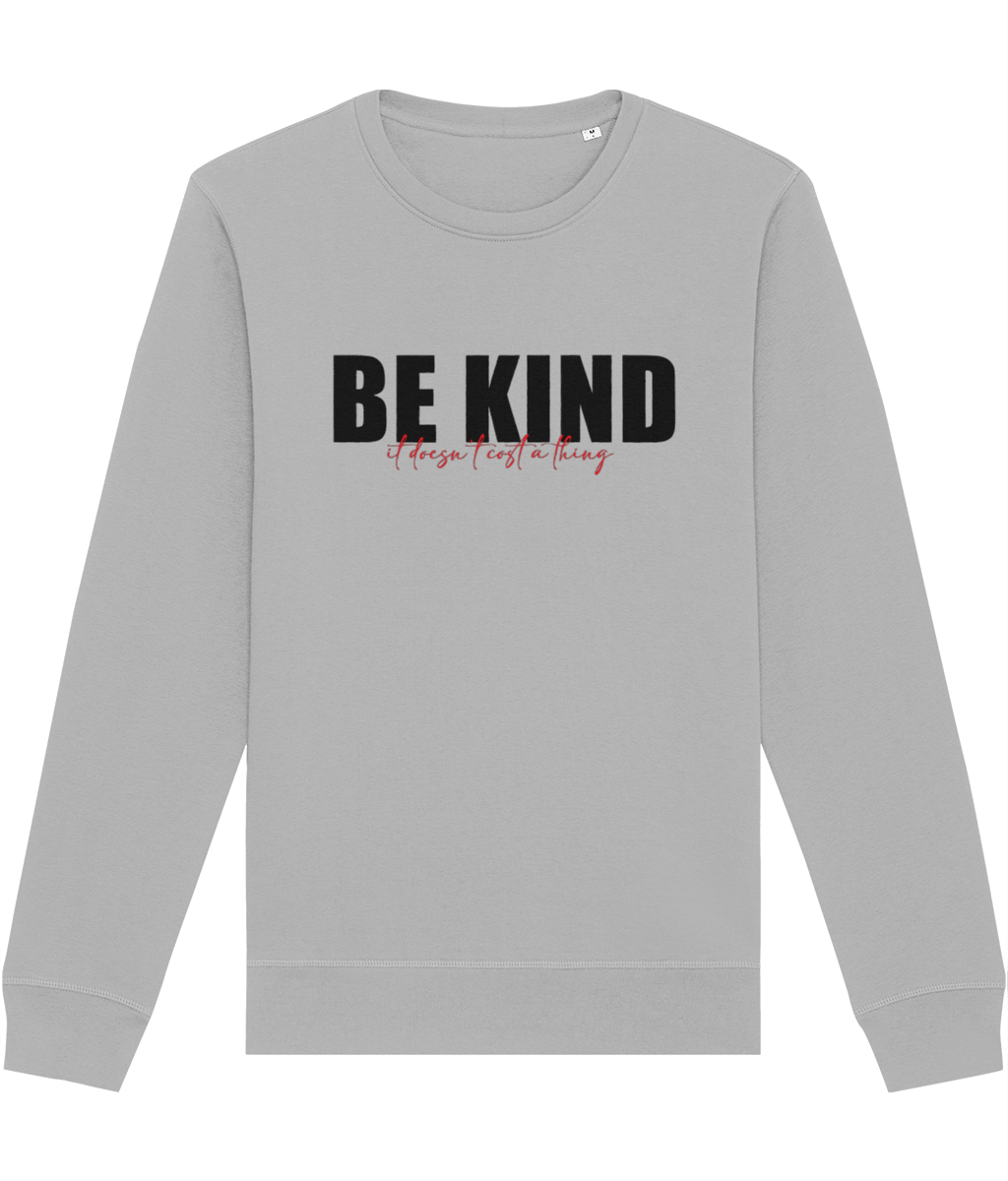 Urban 'Be Kind, It's Free' Organic Cotton Sweatshirt - Eco Sweatshirt