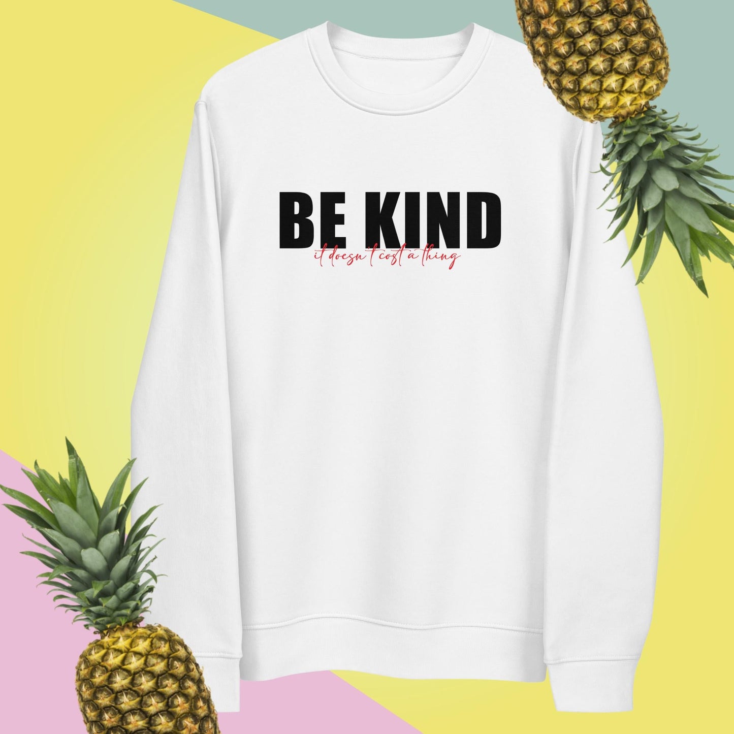 Urban 'Be Kind, It's Free' Organic Cotton Sweatshirt - Eco Sweatshirt