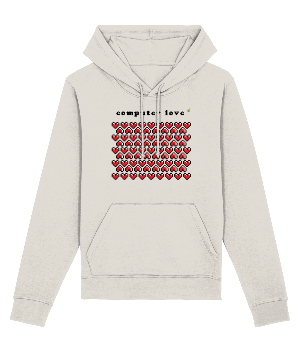 Urban 'Computer Love' Organic Cotton Hoodie – rock hoodies with smooth vibes