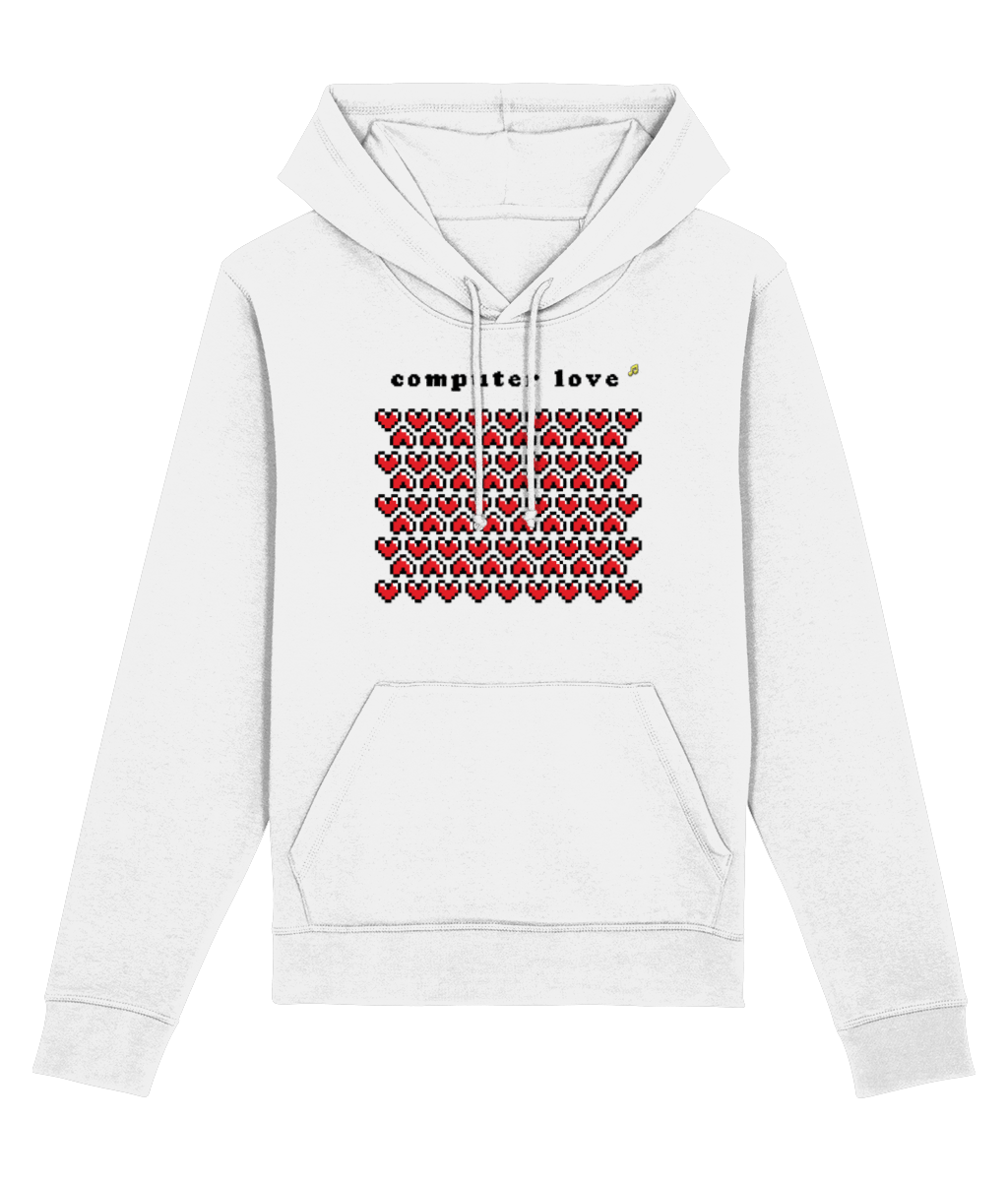Urban 'Computer Love' Organic Cotton Hoodie – band hoodies for bold funk fans

