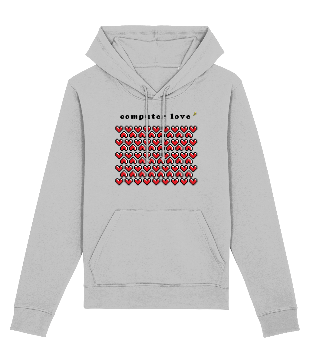 Urban 'Computer Love' Organic Cotton Hoodie – bob marley hoodies uk meets digital

