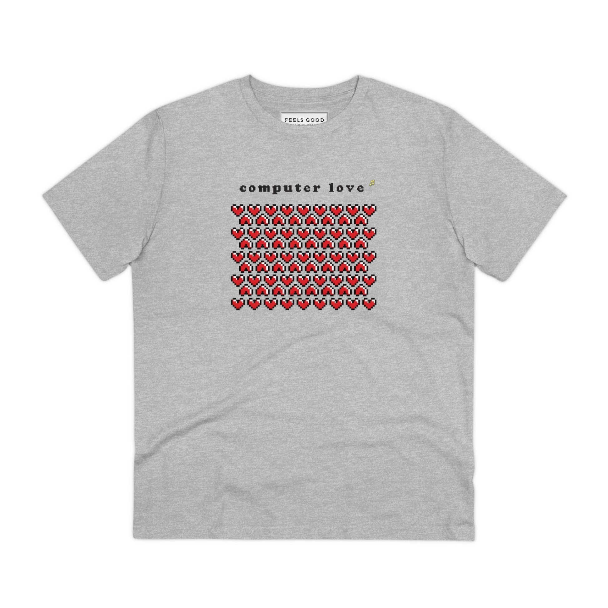 Urban 'Computer Love' t-shirt, combining music t-shirt style with hip hop streetwear energy.

