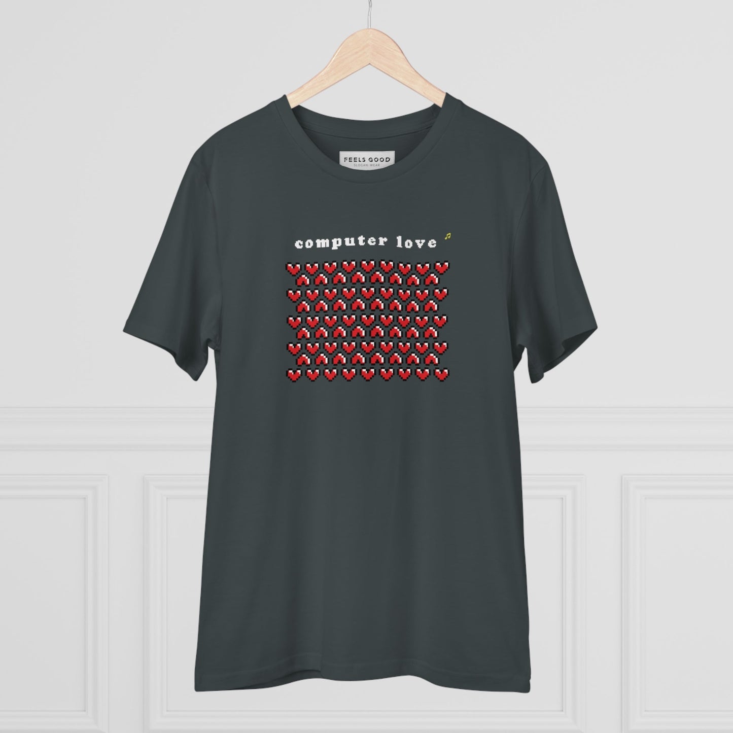 Urban 'Computer Love' Organic Cotton T-shirt, a great addition to any streetwear wardrobe.

