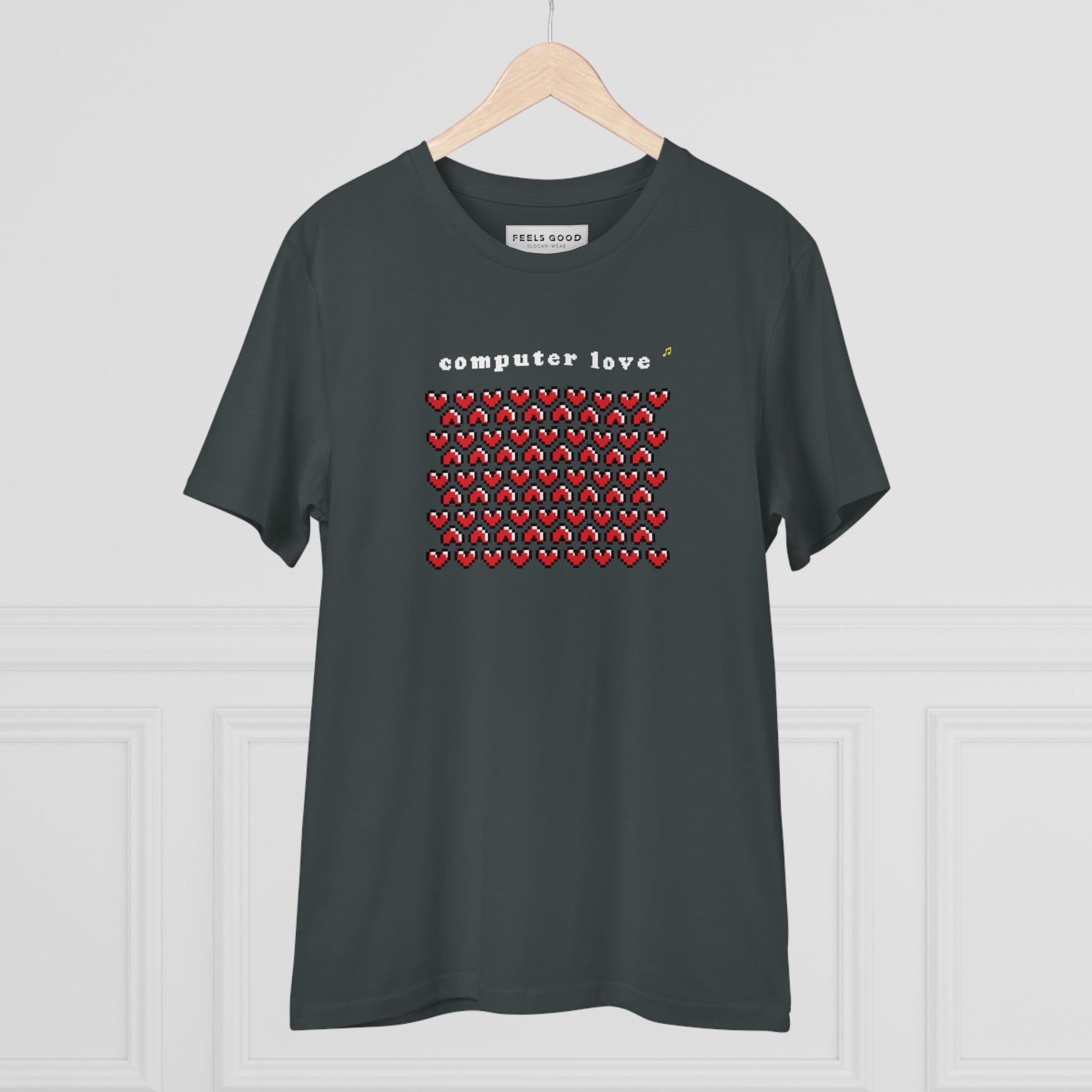 Urban 'Computer Love' Organic Cotton T-shirt, a great addition to any streetwear wardrobe.

