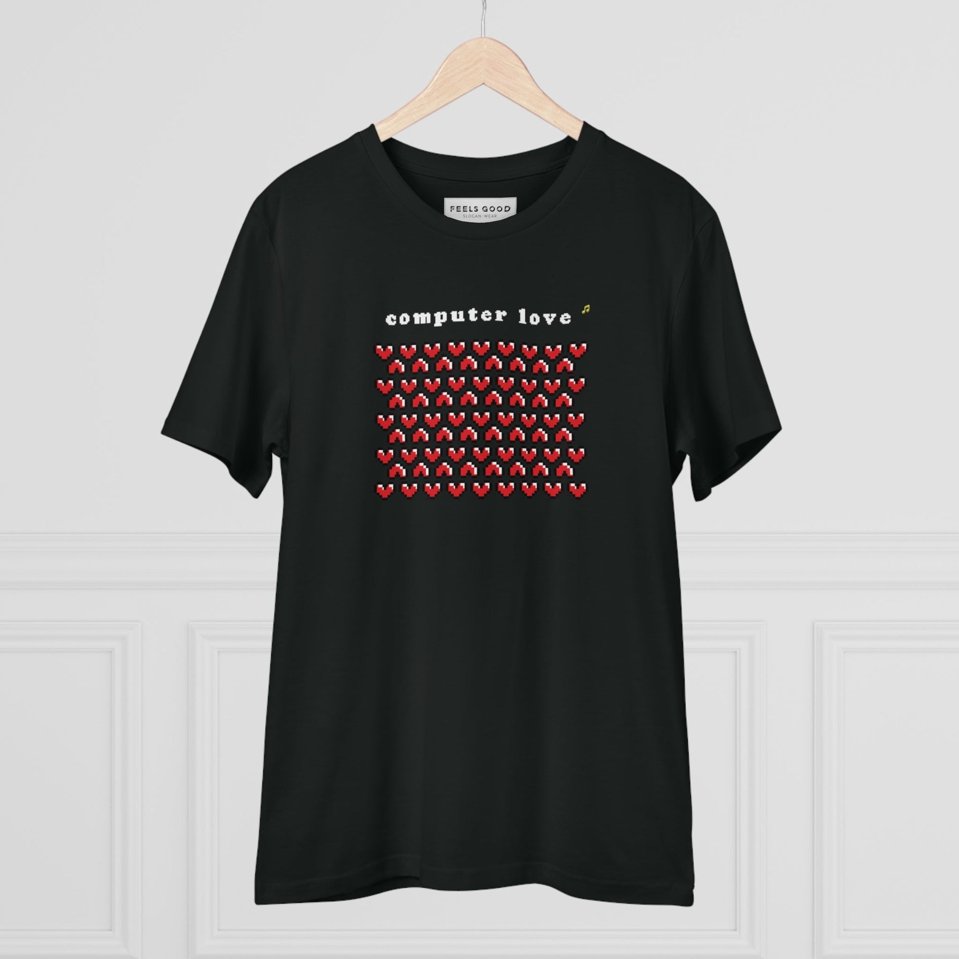 Band t-shirt lovers will love the Urban 'Computer Love' Organic Cotton T-shirt.


