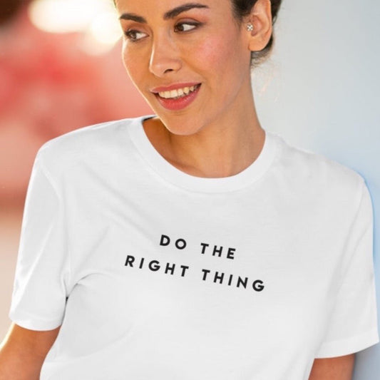 Urban 'Do The Right Thing' Organic Cotton T-shirt - Hip Hop Tshirt