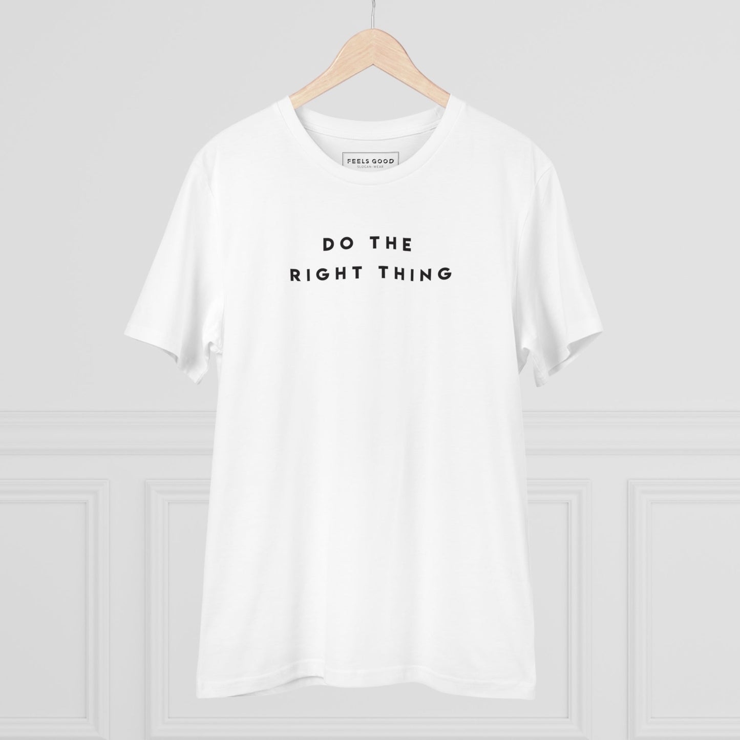 Urban 'Do The Right Thing' Organic Cotton T-shirt, a bold hiphop t shirt for streetwear.