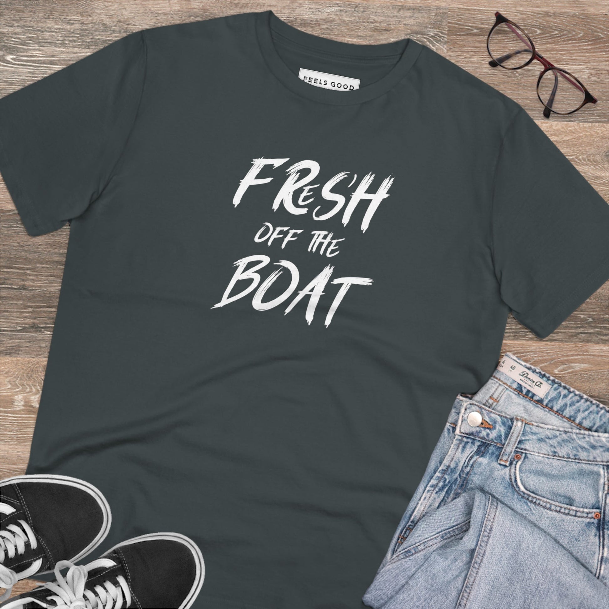Urban 'Fresh Off The Boat' Organic Cotton T-shirt – bestseller for positive-minded folks

