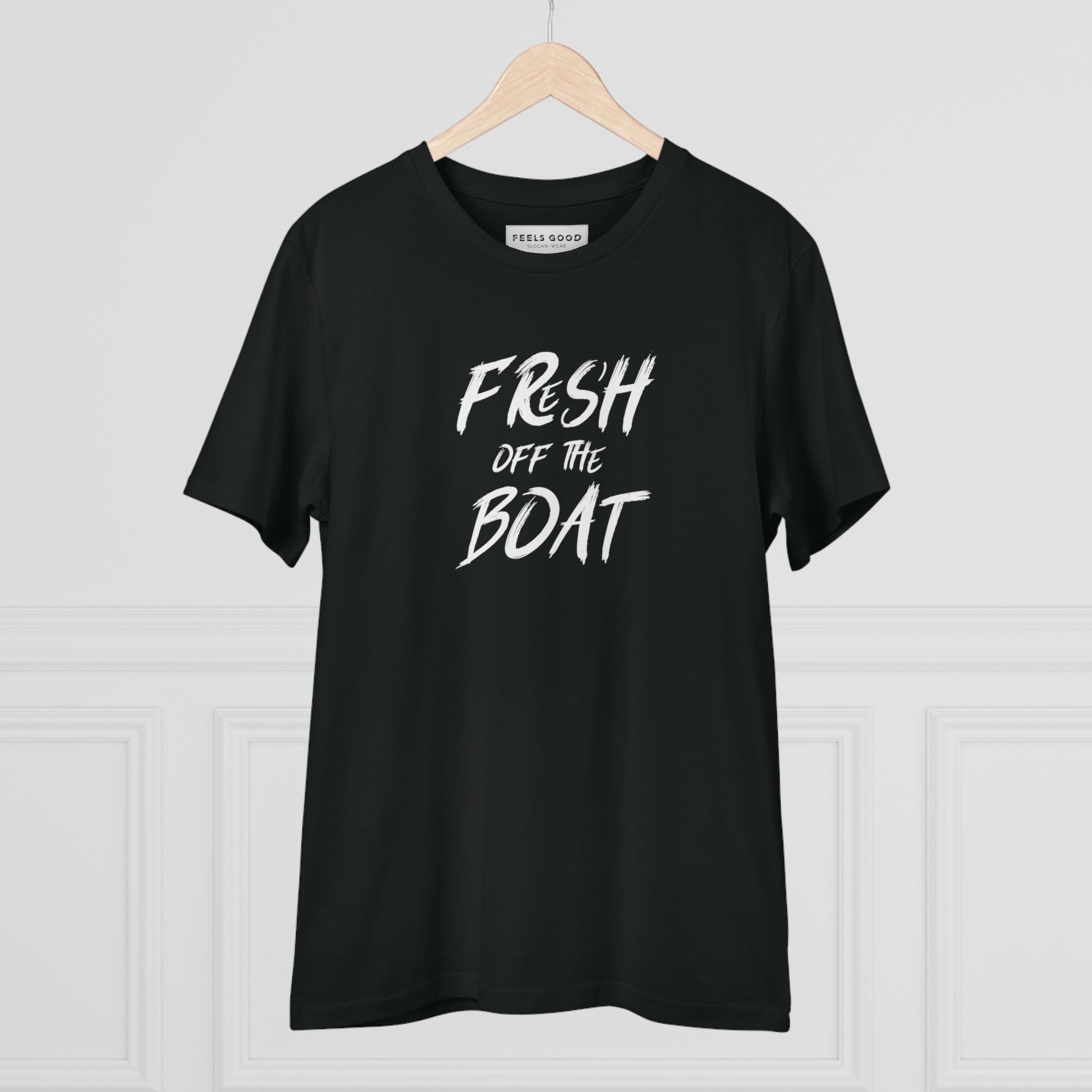 Urban 'Fresh Off The Boat' Organic Cotton T-shirt – soft organic cotton, retro cool

