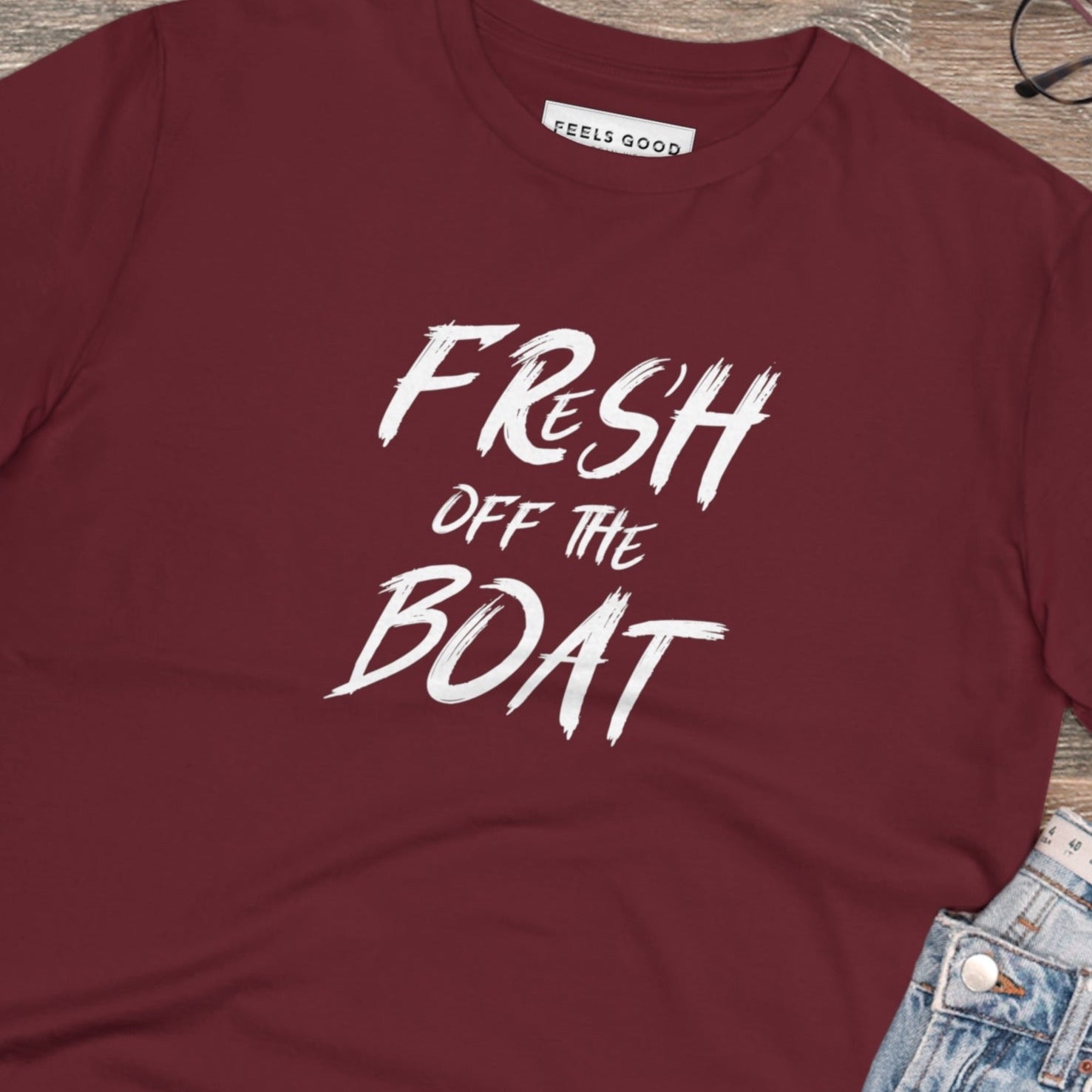 Urban 'Fresh Off The Boat' Organic Cotton T-shirt – great for fans of top graphic tees