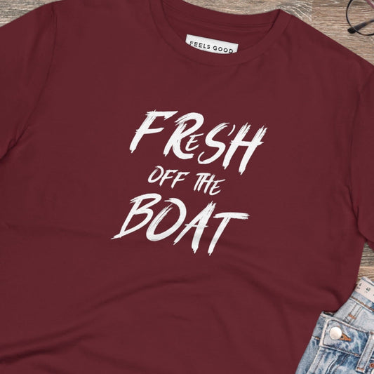 Urban 'Fresh Off The Boat' Organic Cotton T-shirt – great for fans of top graphic tees