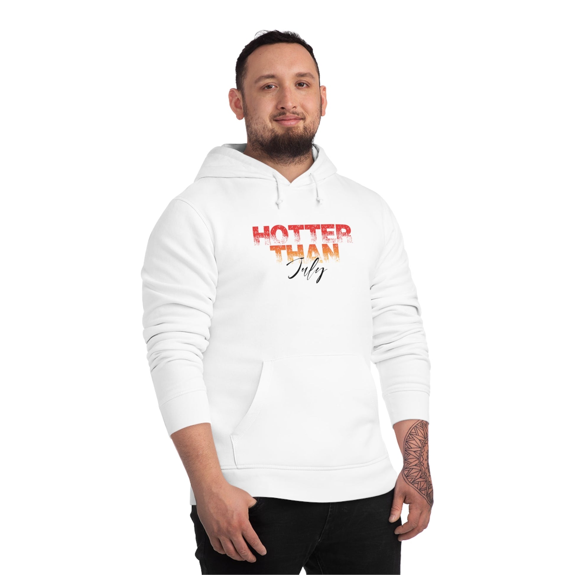 ‘Hotter Than July’ graphic hoodie for stylish urban wear