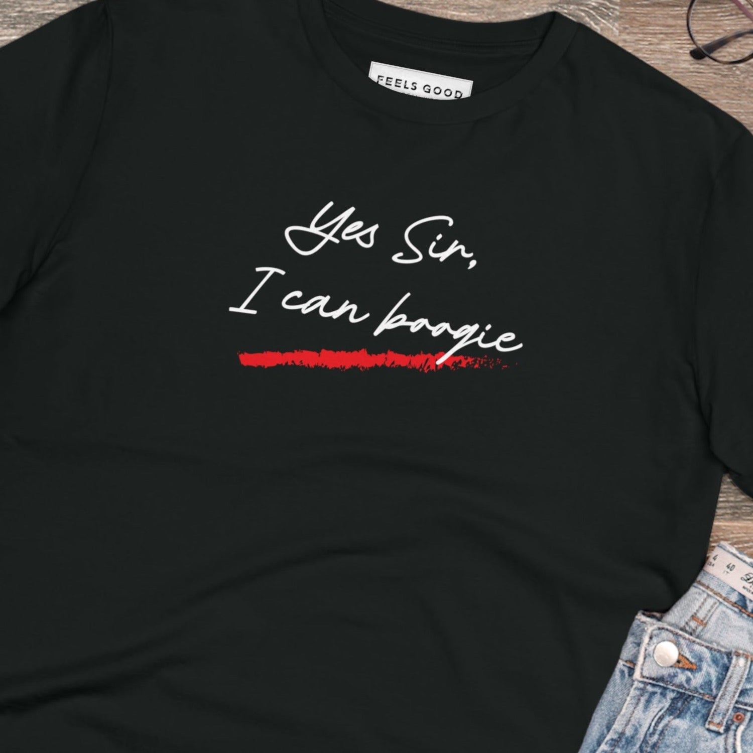Urban 'I Can Boogie' Organic Cotton T-shirt - Dance Tshirt