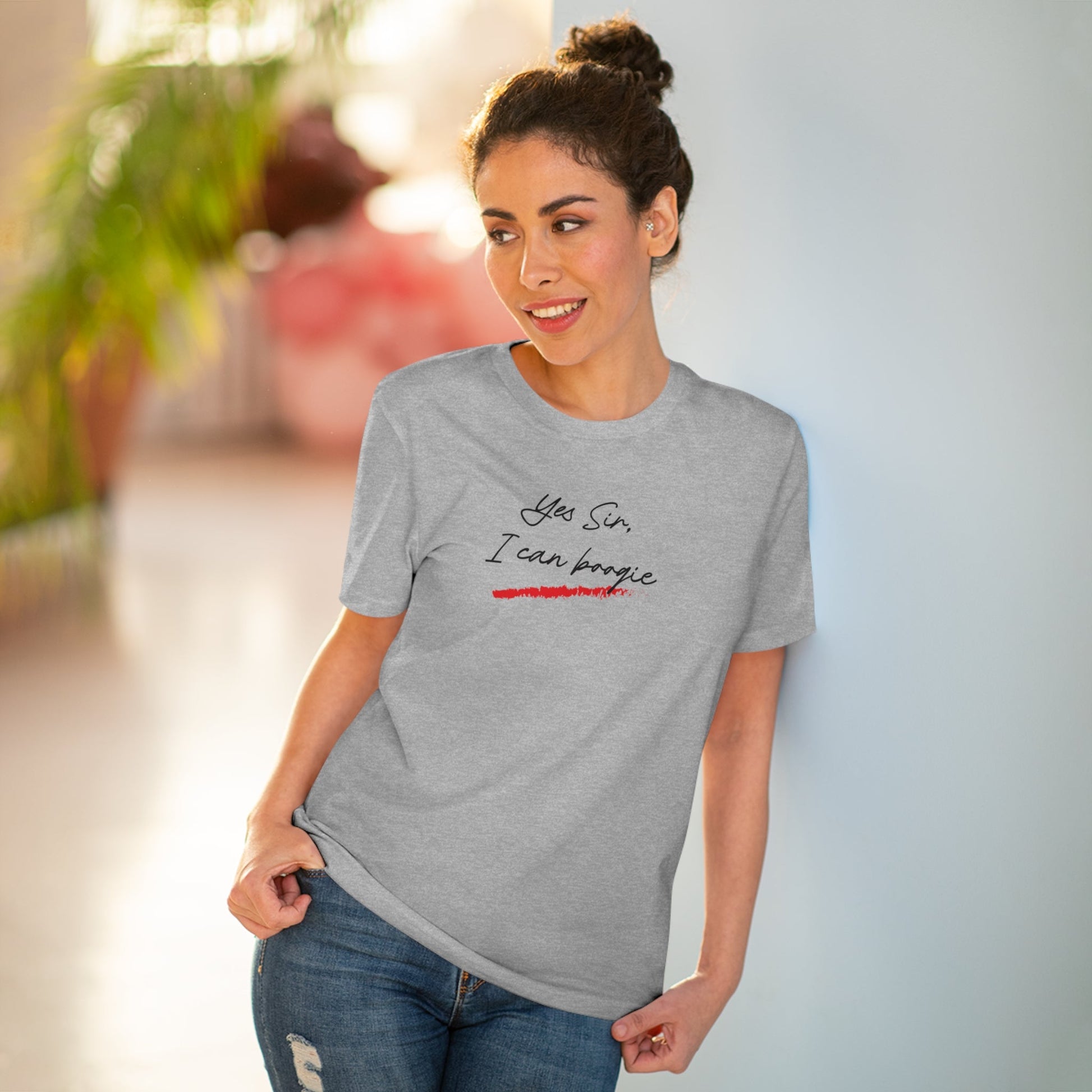Urban 'I Can Boogie' Organic Cotton T-shirt - Dance Tshirt For women