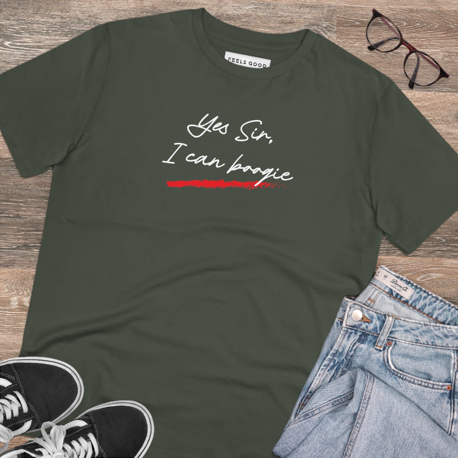 Urban 'I Can Boogie' Organic Cotton T-shirt - Dance Tshirt
