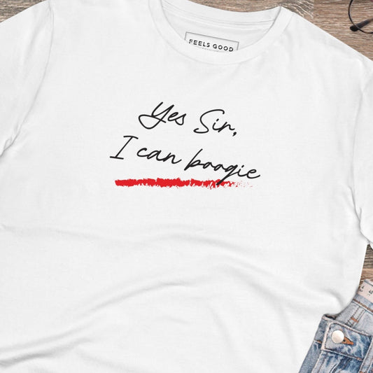 Urban 'I Can Boogie' Organic Cotton T-shirt - Dance Tshirt