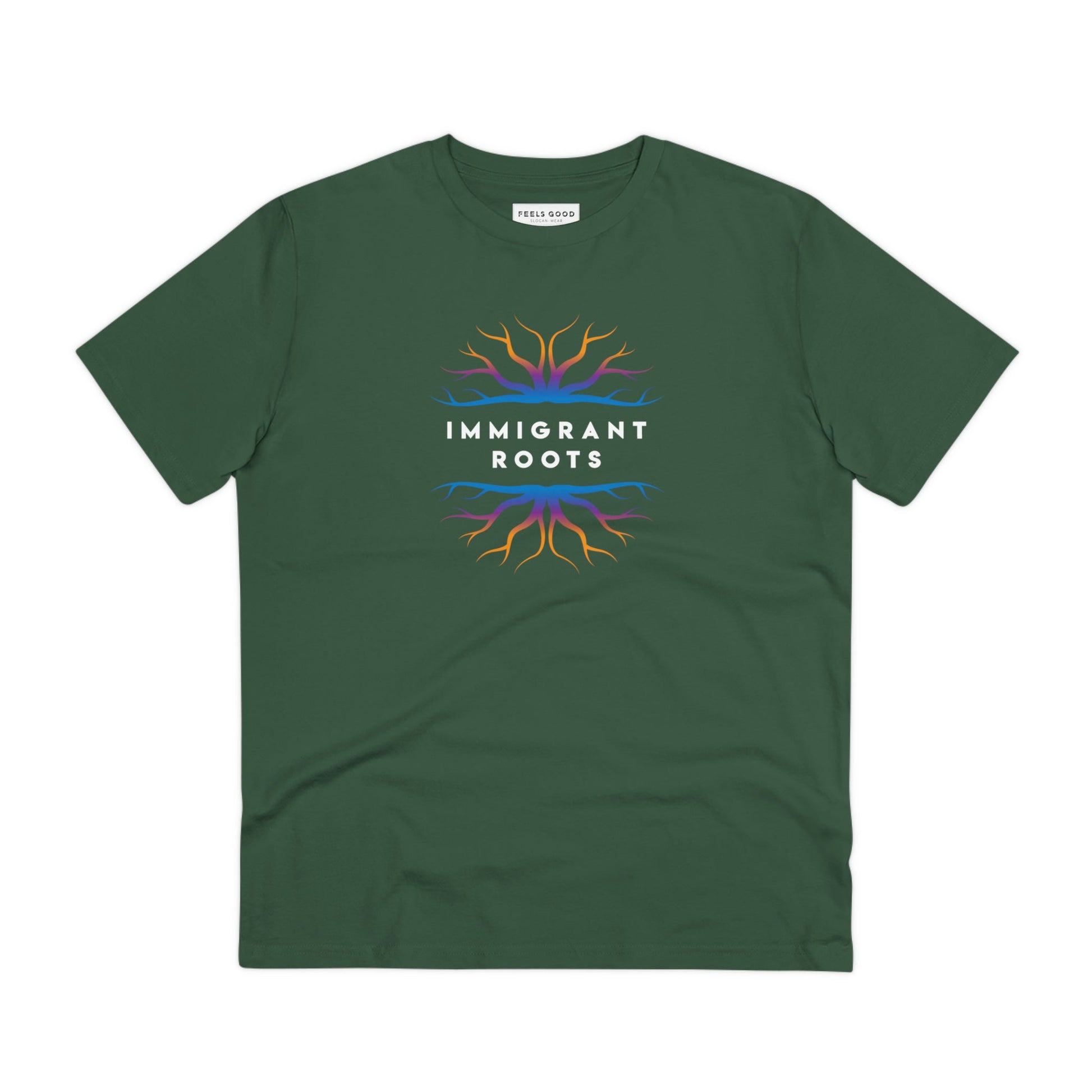 Shop best t-shirts: 'Immigrant Roots' urban style.
