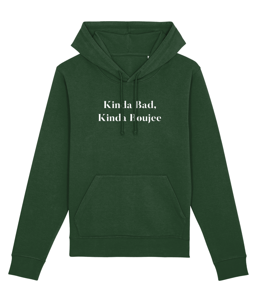 The Urban 'Kinda Bad, Kinda Boujee' Organic Cotton Hoodie is the best streetwear hoodie for any occasion.