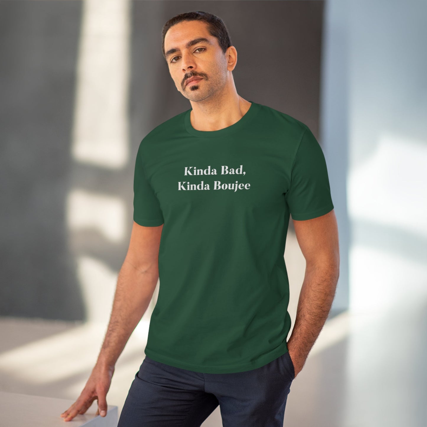 Rock a band t-shirt with Urban 'Kinda Bad, Kinda Boujee' Organic Cotton T-shirt.