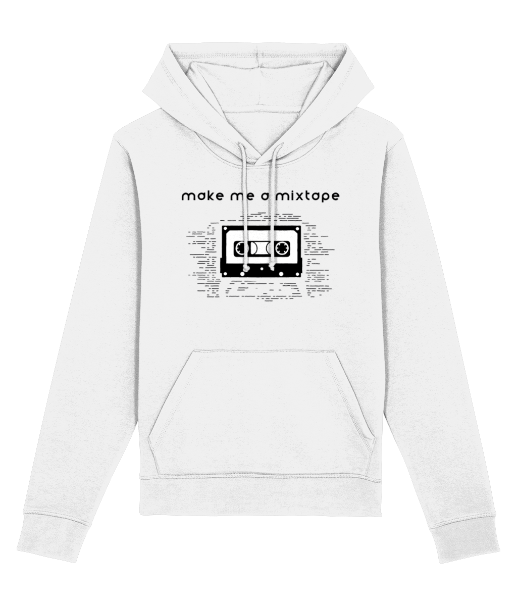 Urban 'Make Me A Mixtape' Organic Cotton Hoodie – Organic cotton hoodie with mixtape design

