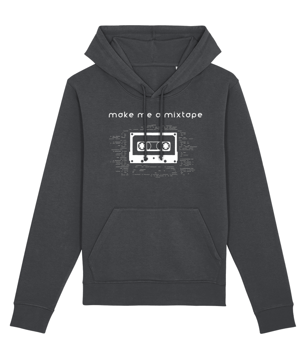 Urban 'Make Me A Mixtape' Organic Cotton Hoodie – Rock hoodies with mixtape design

