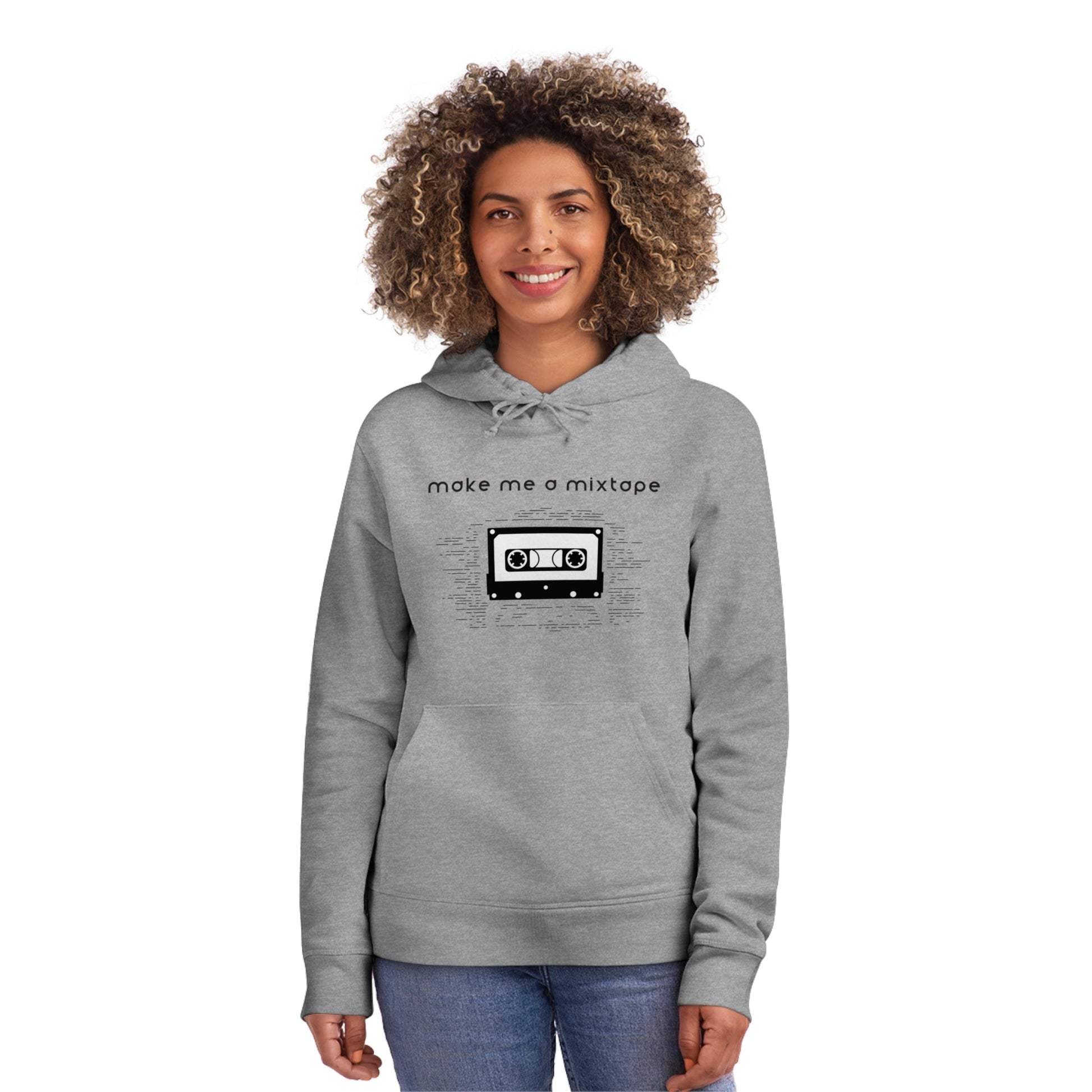Urban 'Make Me A Mixtape' Organic Cotton Hoodie – Trendy mens streetwear hoodie

