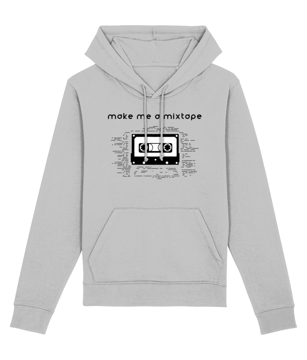 Urban 'Make Me A Mixtape' Organic Cotton Hoodie – Cool graphic hoodies with music twist

