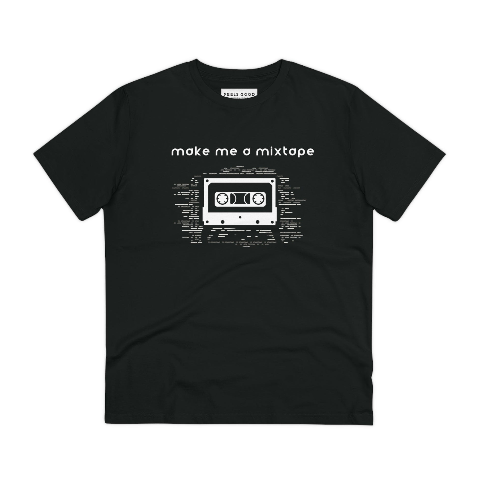 Urban 'Make Me A Mixtape' Organic Cotton T-shirt, pairs with mens graphic sweatshirt

