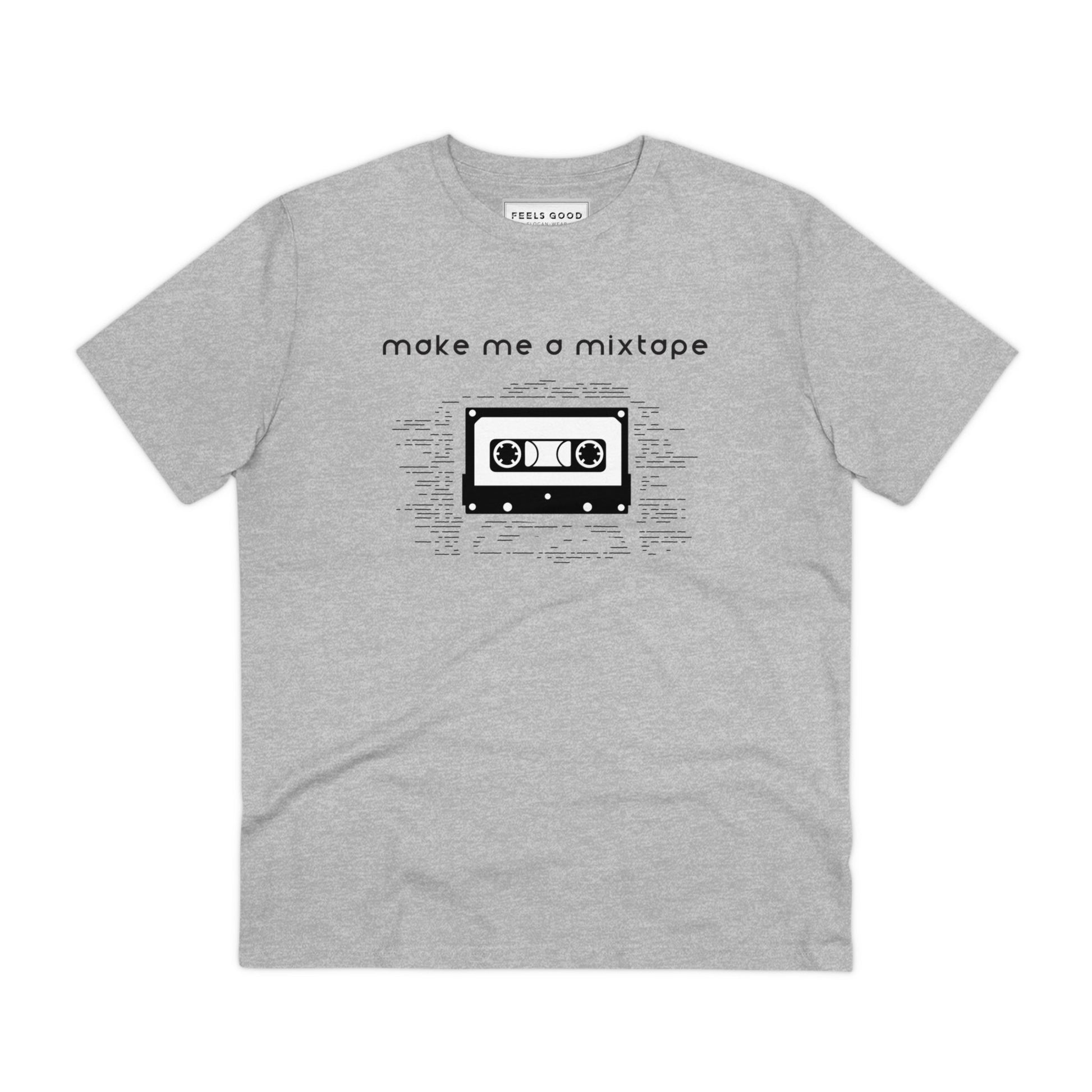 Urban 'Make Me a Mixtape' Organic Cotton T-shirt - Mixtape Tshirt - uk streetwear brands 