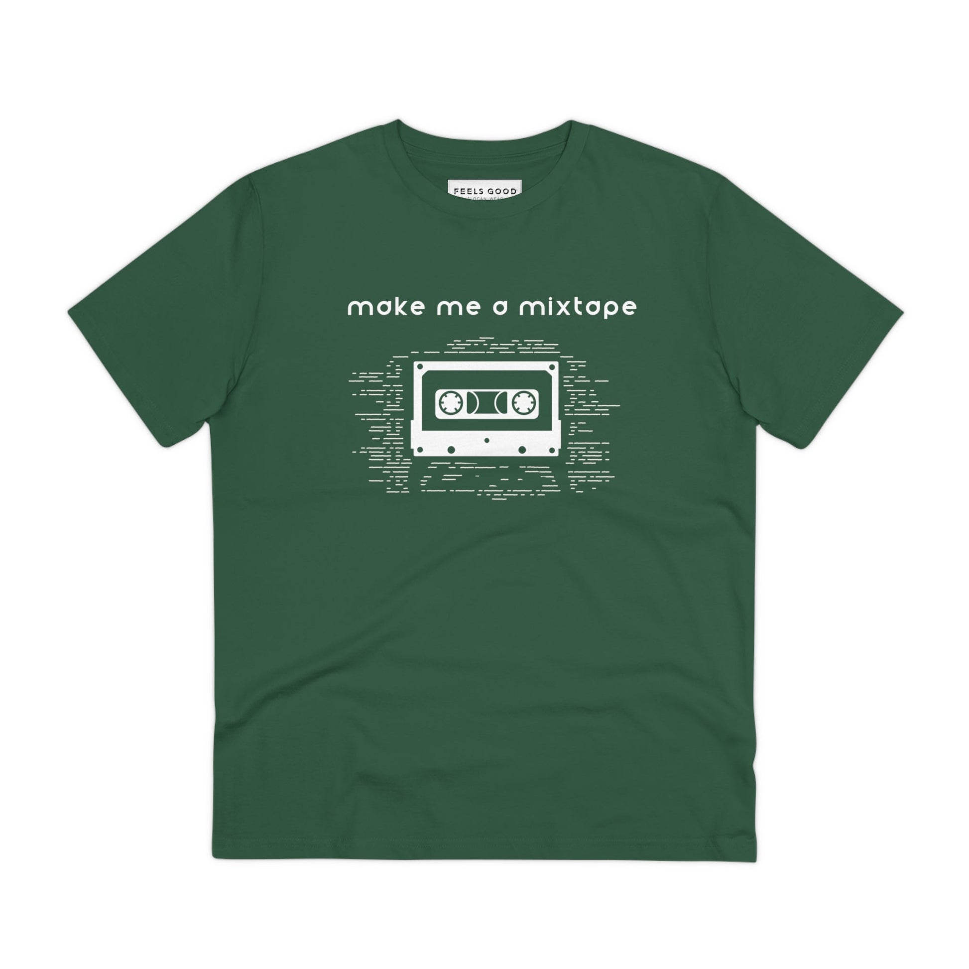 Urban 'Make Me A Mixtape' Organic Cotton T-shirt, echo of graphic swetshirts mood

