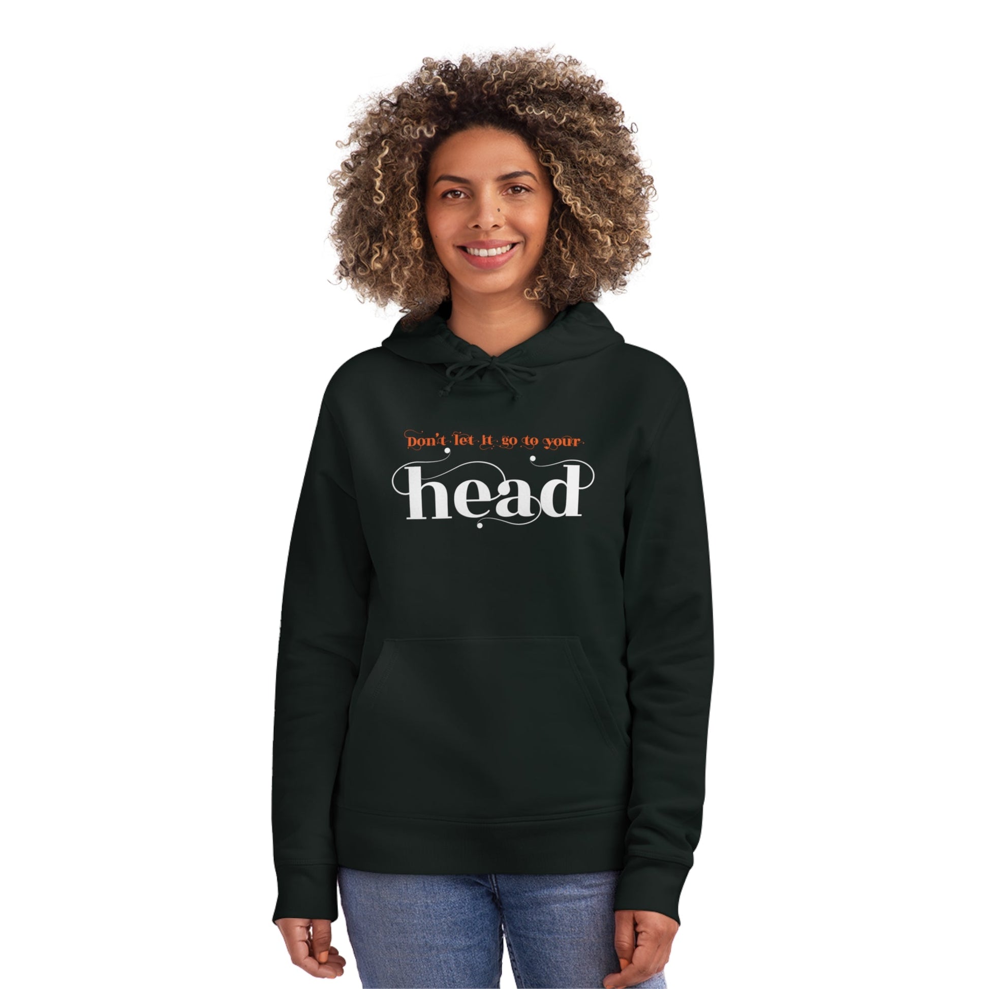 Urban 'No Ego' Organic Cotton Hoodie – Music band hoodies alternative for streetwear

