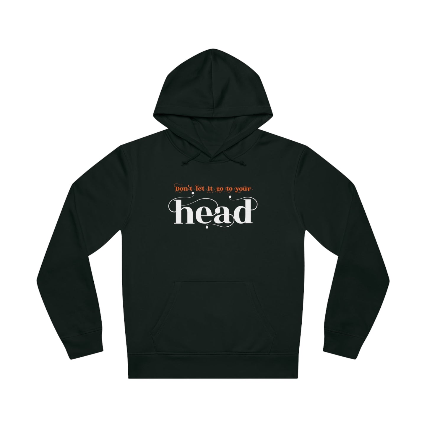 Urban 'No Ego' Organic Cotton Hoodie – Minimalist graphic hoodie for men

