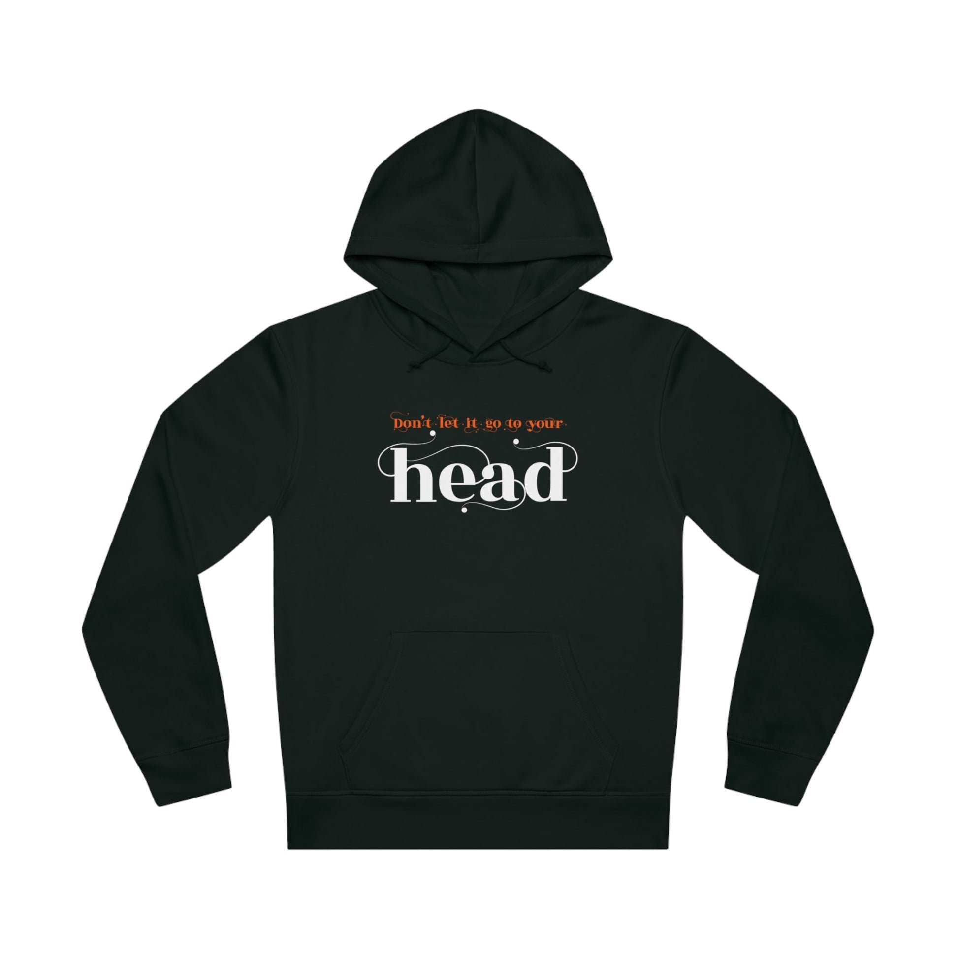 Urban 'No Ego' Organic Cotton Hoodie – Minimalist graphic hoodie for men

