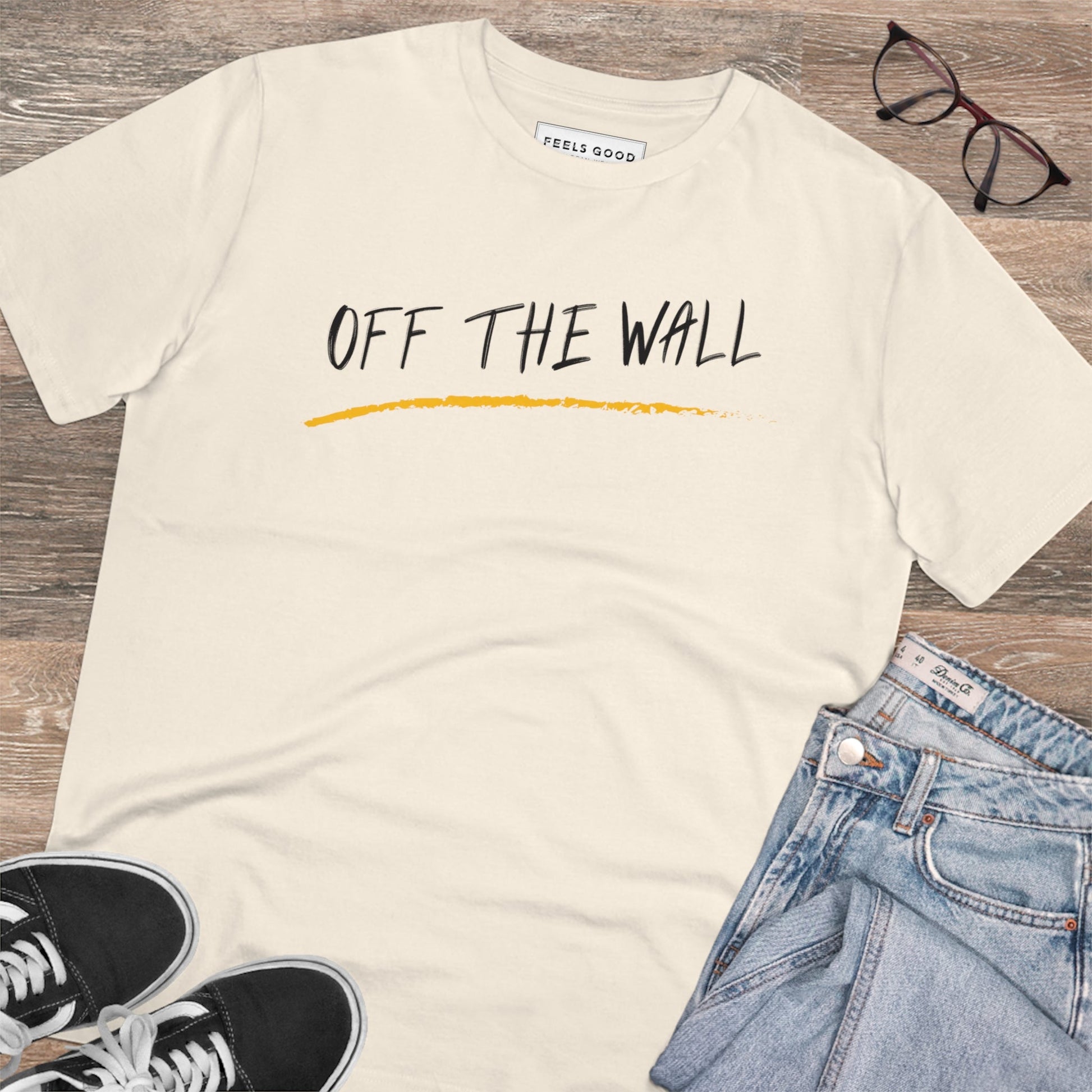 Urban 'Off The Wall' MJ Organic Cotton T-shirt – Mad tshirt music vibe with MJ design

