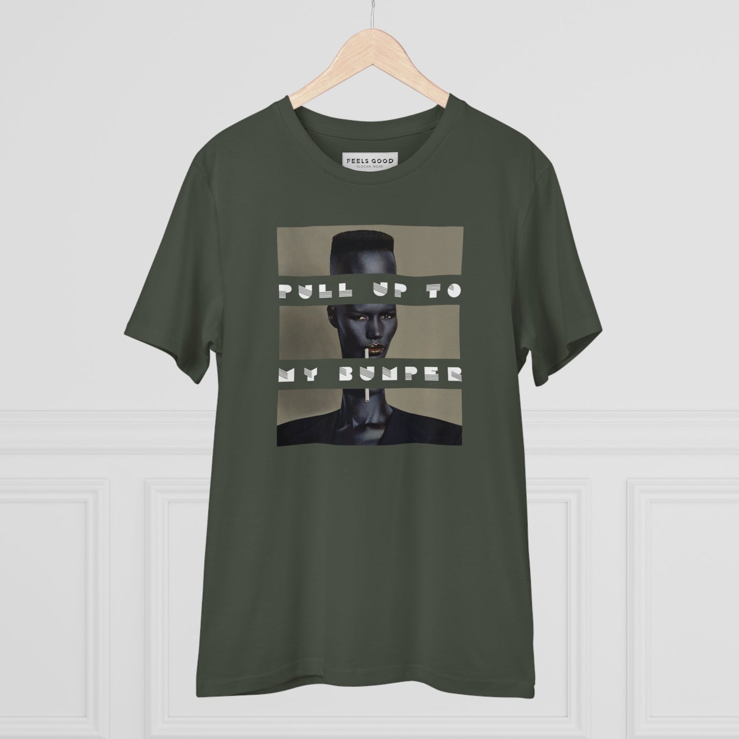 Urban 'Pull Up To My Bumper' Grace Organic Cotton T-shirt -street clothes
