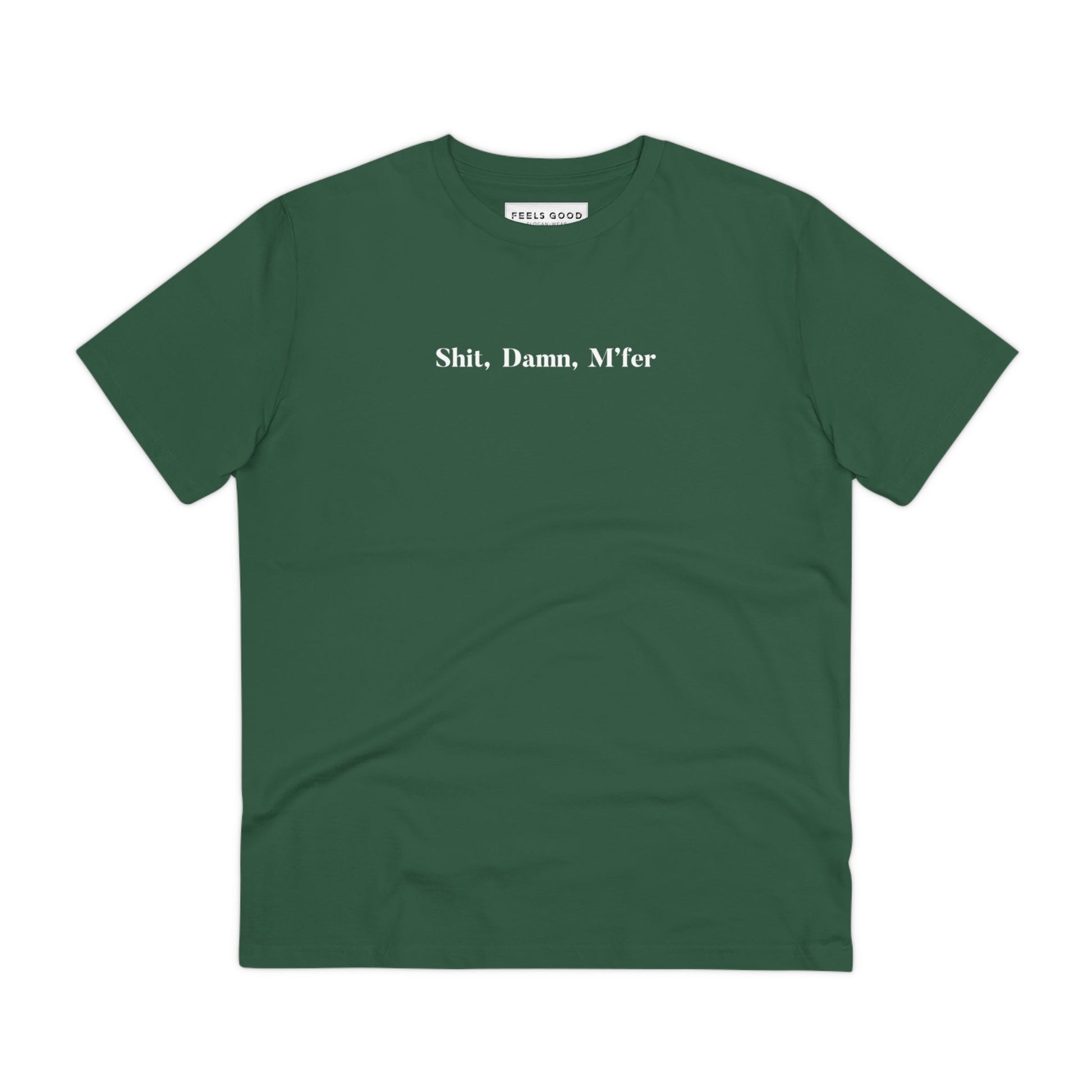 Urban 'Shit, Damn, M'fer' D'Angelo Organic Cotton T-shirt, a stylish choice for music enthusiasts.