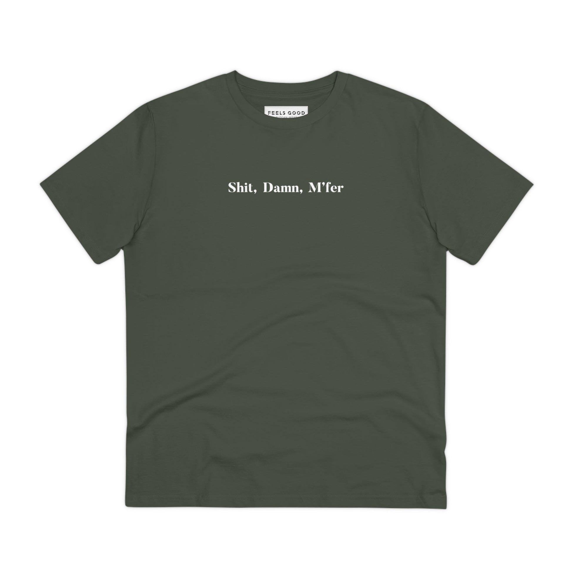 Hip hop t-shirt lovers will love the Urban 'Shit, Damn, M'fer' D'Angelo Organic Cotton T-shirt.

