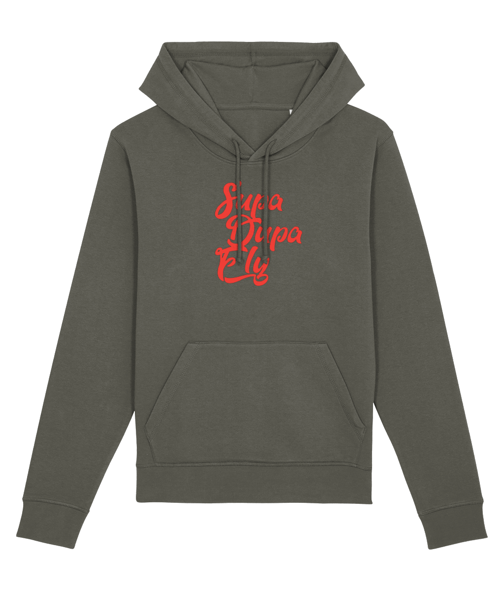 Rock your look with the Urban 'Supa Dupa Fly' Organic Cotton Hoodie – a top streetwear hoodie pick.