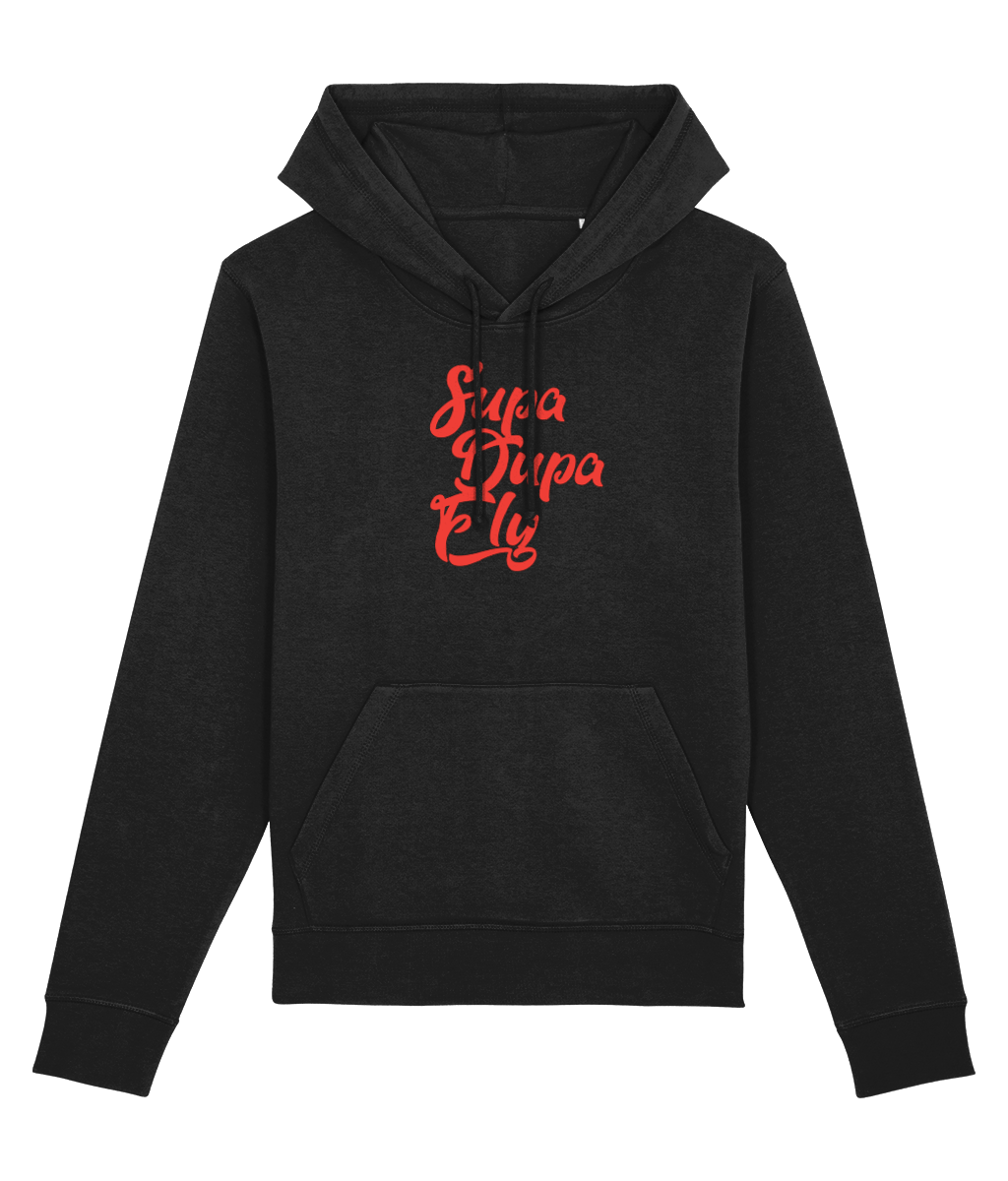 Elevate your streetwear with Urban 'Supa Dupa Fly' Organic Cotton Hoodie – the ultimate urban hoodie.