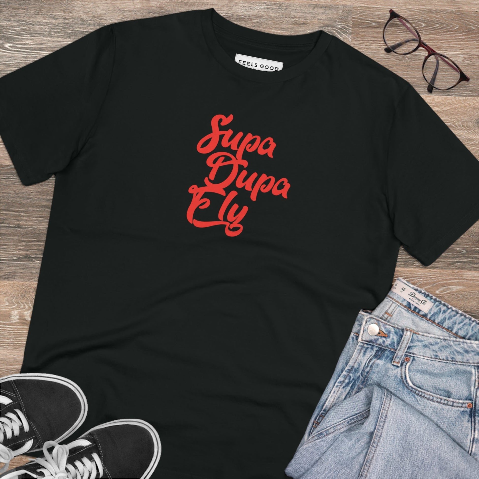 Urban 'Supa Dupa Fly' Organic Cotton T-shirt - Streetwear