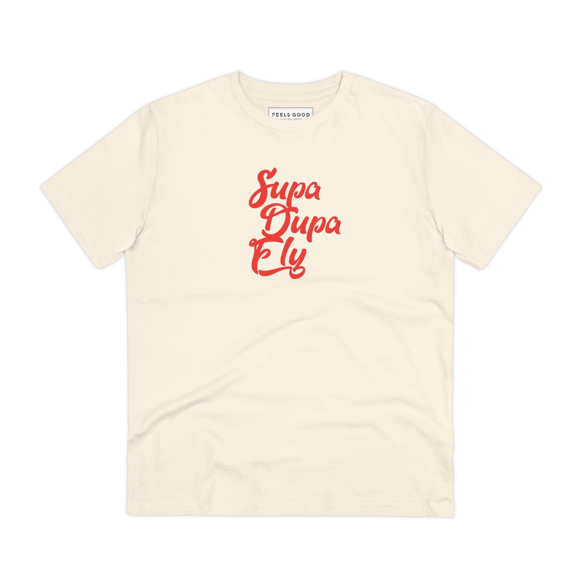 Express your sound with Urban 'Supa Dupa Fly' Organic Cotton T-shirt, a musically T-shirt.