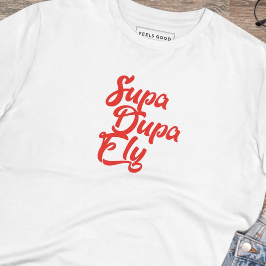 Urban 'Supa Dupa Fly' Organic Cotton T-shirt – the ultimate hip-hop T-shirt style.