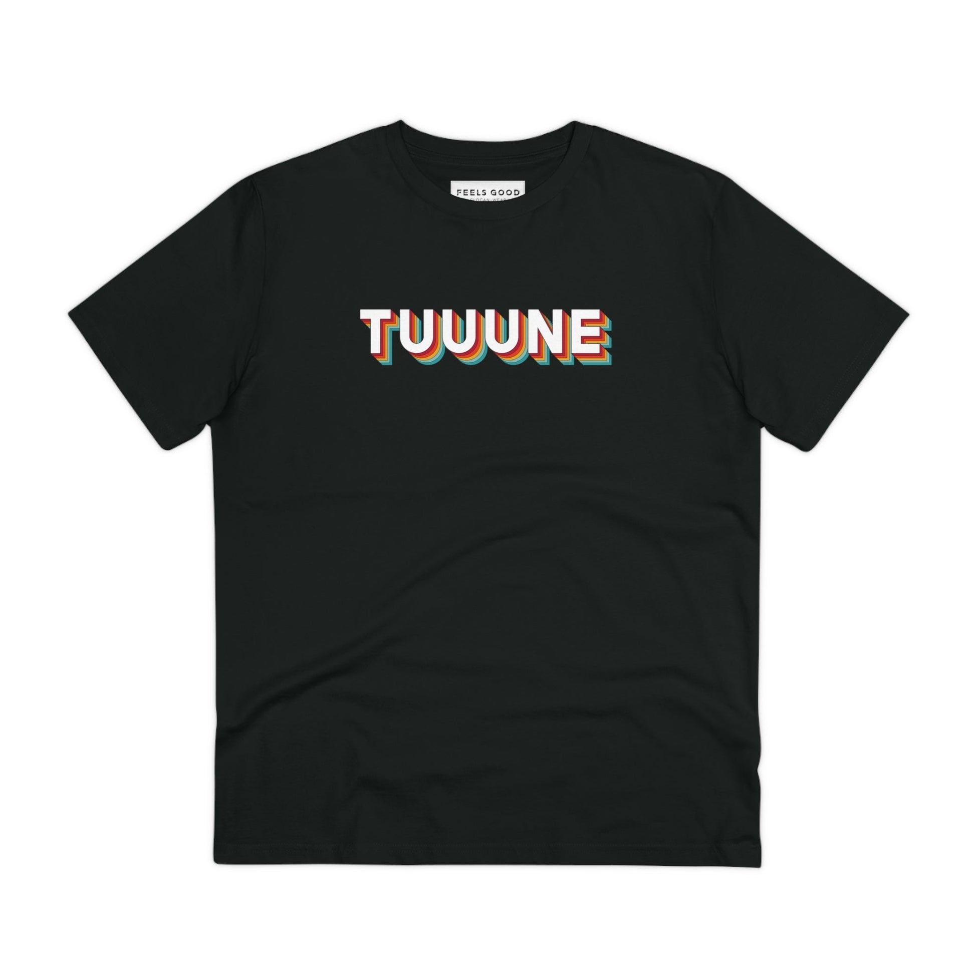 Urban 'Tuuuuune' Organic Cotton T-shirt, the ideal hip hop t-shirt for music enthusiasts.

