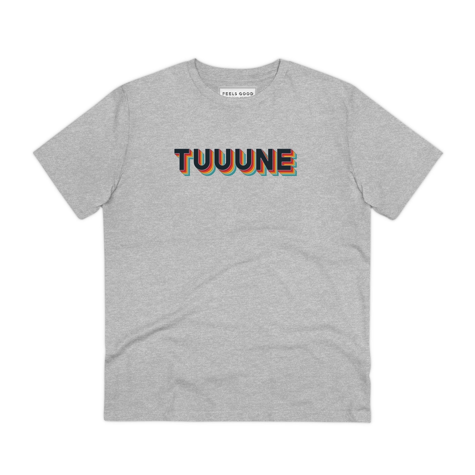 Urban 'Tuuuuune' Organic Cotton T-shirt, perfect for fans of cool band tees and streetwear.

